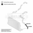 Borg & Beck Turbo Hose Part No -BTH1066