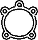 Klarius 410687 - Gasket Flat