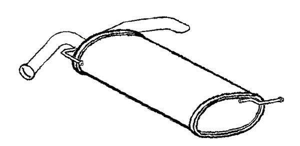 Klarius KA109E - Box With Tail Pipe