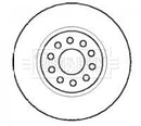 Borg & Beck Brake Disc Pair Part No -BBD4124