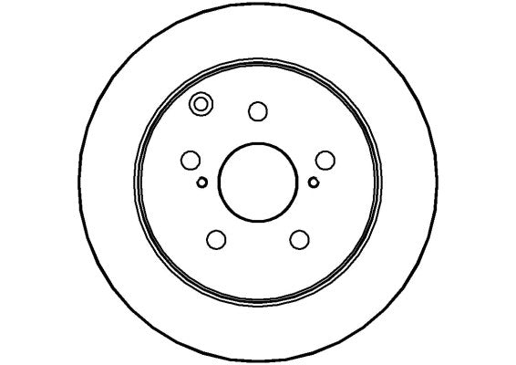 Disctech Brake Disc - Fits Toyota - ABD2946 - Rear Axle