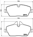 Brembo Brake Pad Set - P06034