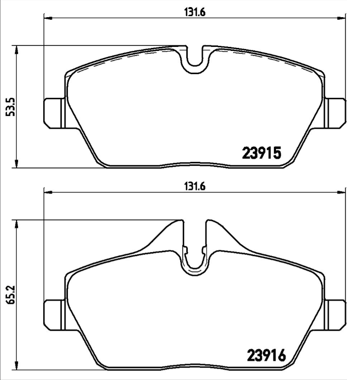 Brembo Brake Pad Set - P06034