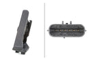 HELLA 6PV 011 040-711 Sensor, accelerator pedal position - for right-hand drive vehicles - 6-pin conne