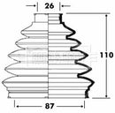 Borg & Beck Cv Joint Boot Kit Part No -BCB6097