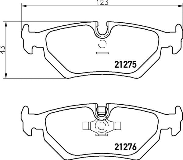 Mintex Brake Pad Set fits -Citroën Fiat Peugeot MDB1506 (also fits other vehicles)