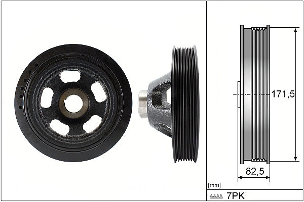 INA Belt Pulley Crankshaft Part No - 544014410