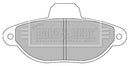 Borg & Beck Front Brake Pad Set -BBP2428