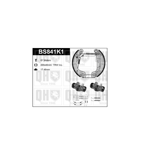 QH BS841K1 Brake Shoe Kit