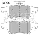 Key Parts Brake Pad Set -KBP1943