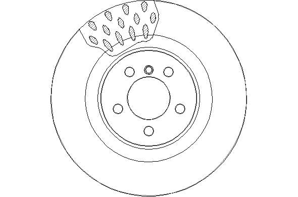 Disctech Brake Disc - Fits Land rover, Renault - ABD3094 - Front Axle