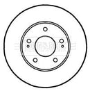 Borg & Beck Brake Disc Pair Part No -BBD4808