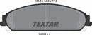 Textar Brake Pad Set - 2416401