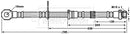 Borg & Beck Brake Hose Part No -BBH7646