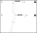 Lemark Ignition Lead Set - HOES1205