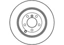 Disctech Brake Disc - Fits Honda, Land rover - ABD2930 - Rear Axle