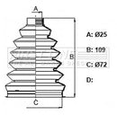 First Line Cv Joint Boot Kit Part No -FCB6122