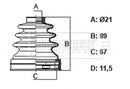 Borg & Beck Cv Joint Boot Kit Part No -BCB6402