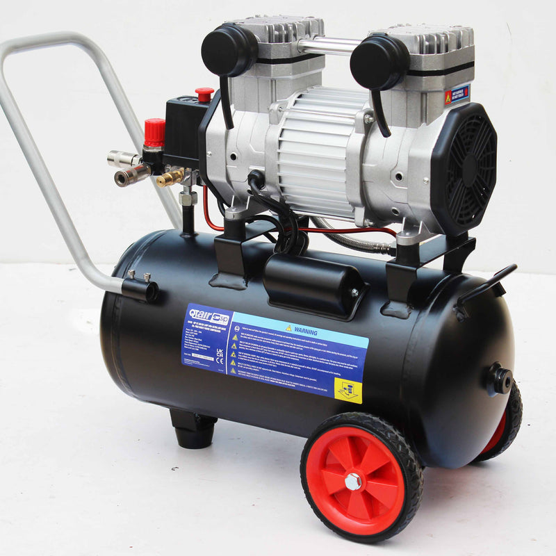 SIP QT AIR DD 1.5hp 24ltr Quiet Ultra Low Noise Oil-Free Direct Drive Compressor