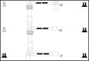 Lucas Ignition Lead Set - LUC4588