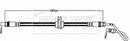 Borg & Beck Brake Hose Part No -BBH8496