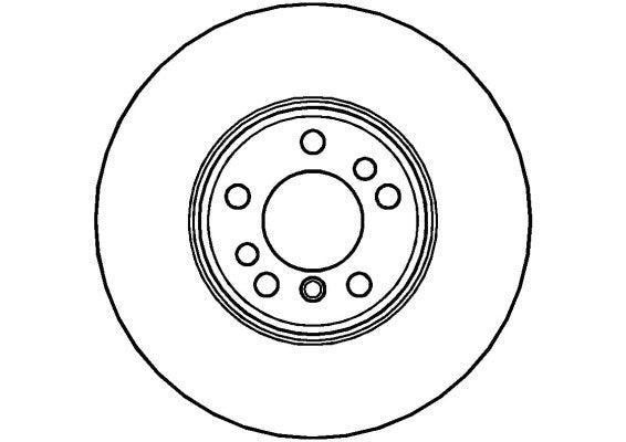 Disctech Brake Disc - Fits Bmw - ABD2740 - Front Axle