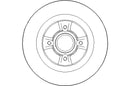 Disctech Brake Disc - Fits Nissan, Renault - ABD2187 - Rear Axle