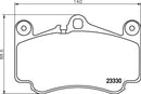 Mintex Brake Pad Set fits -Porsche MDB2416 (also fits other vehicles)