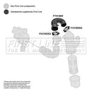 First Line Air Filter Hose Part No -FTH1460
