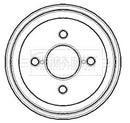 Borg & Beck Brake Drum (Single) -BBR7095