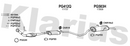 Klarius PG412Q - Box With Centre Pipe  - Fits Peugeot 306 1.8i
