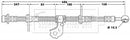 Borg & Beck Brake Hose Part No -BBH6697