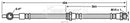 Borg & Beck Brake Hose Part No -BBH7793