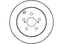 Disctech Brake Disc - Fits Audi, Toyota - ABD2744 - Rear Axle