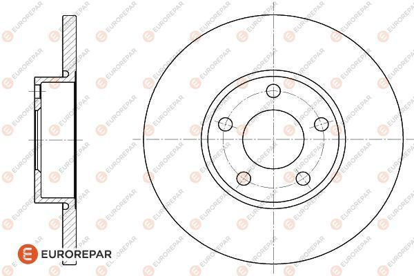 Eurorepar Brake Disc - 1618883080