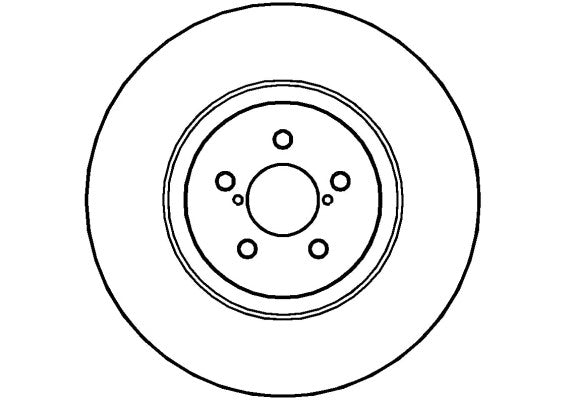 Disctech Brake Disc - Fits Subaru - ABD2810 - Front Axle