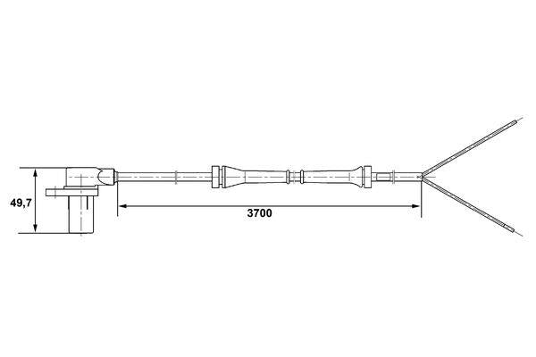 Bosch Wheel Speed Sensor Part No - 0265006215