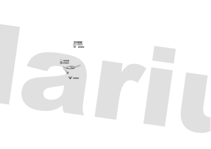 Klarius 311892 - Catalyst Type Approved  - Fits Volkswagen Transporter T4 2.0i
