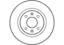 Disctech Brake Disc - Fits Renault, Volvo - ABD2682 - Front Axle