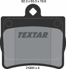 Textar Brake Pad Set - 2190003