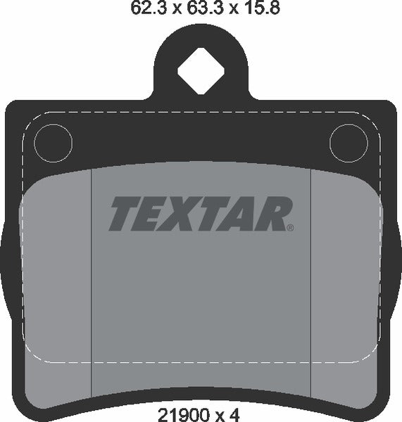 Textar Brake Pad Set - 2190003
