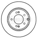 Borg & Beck Brake Disc Single Part No -BBD5906S