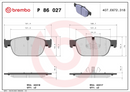 Brembo Brake Pad Set - P86027