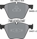 Textar Brake Pad Set - 2443601