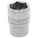 Draper Expert 13mm HEX Socket 1/4  DR-Pckd - 32633