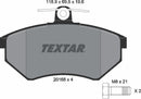 Textar Brake Pad Set - 2016804