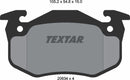 Textar Brake Pad Set - 2063402