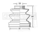 First Line Cv Joint Boot Kit Part No -FCB2458
