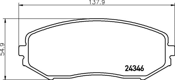 Suzuki Brake Pad Set - Padtech PAD2774