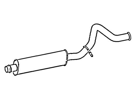 Klarius PG853T - Box With Centre Pipe  - Fits Peugeot 307 2.0i